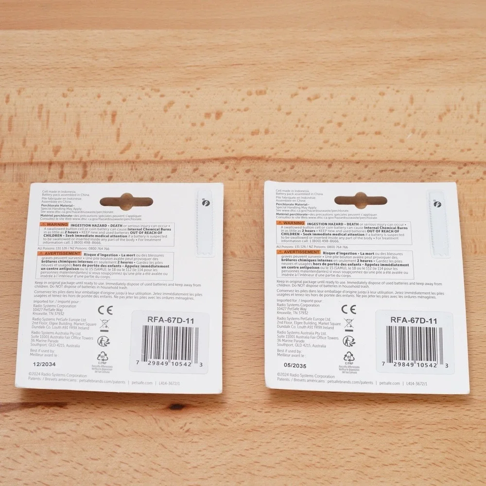 PetSafe RFA-67D-11 6V Battery‎ 4-Pack for Wireless Fence Receiver Collar